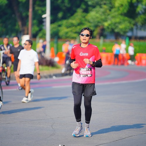 Race photo from SMARTFREN RUN 2026