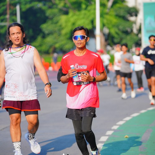 Race photo from SMARTFREN RUN 2026