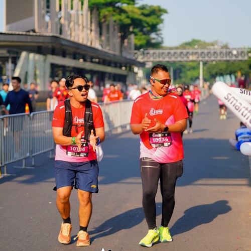 Race photo from SMARTFREN RUN 2026