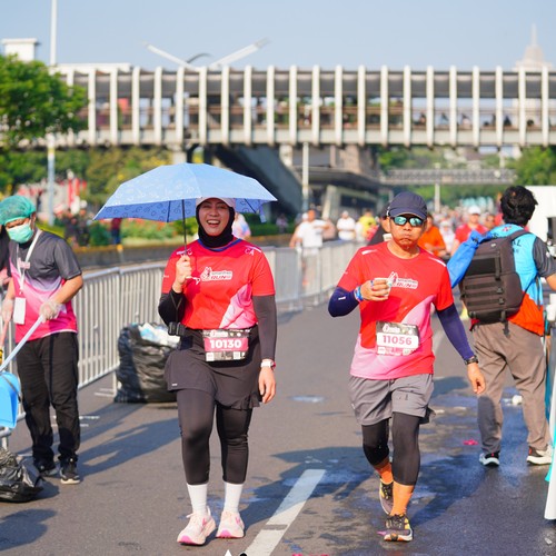 Race photo from SMARTFREN RUN 2026