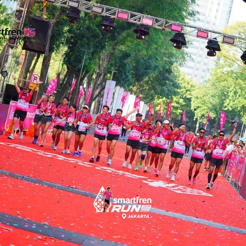 Race photo from SMARTFREN RUN 2026