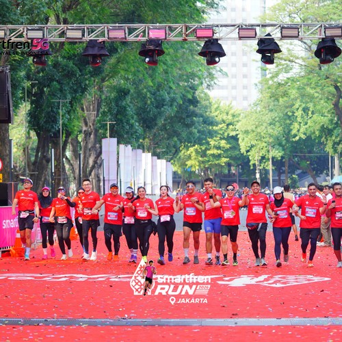 Race photo from SMARTFREN RUN 2026