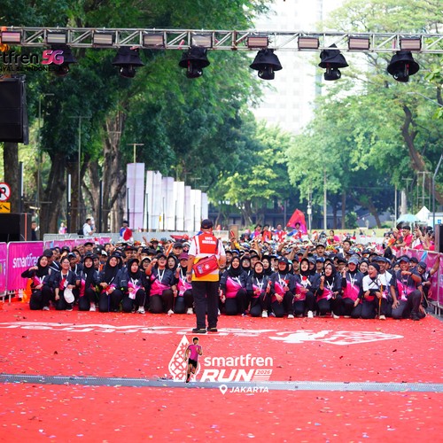 Race photo from SMARTFREN RUN 2026