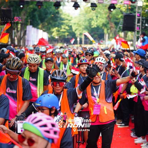 Race photo from SMARTFREN RUN 2026