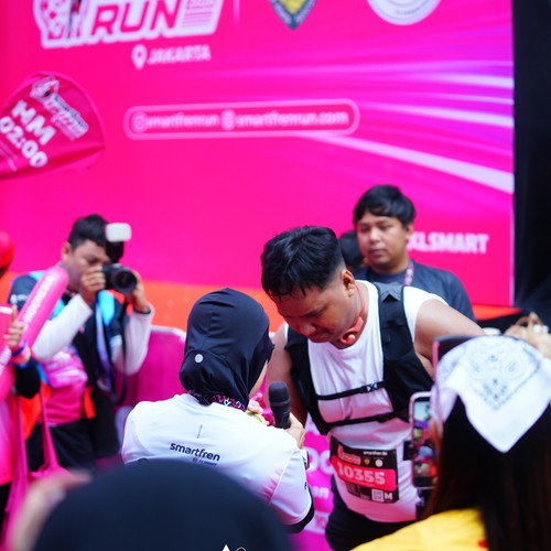 Race photo from SMARTFREN RUN 2026