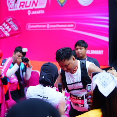 Race photo from SMARTFREN RUN 2026