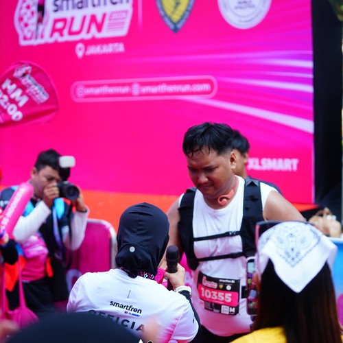 Race photo from SMARTFREN RUN 2026