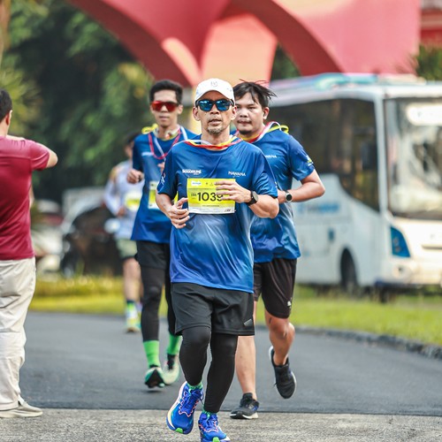 Race photo from BOGORUN 2026