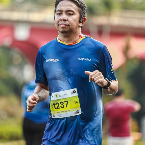 Race photo from BOGORUN 2026