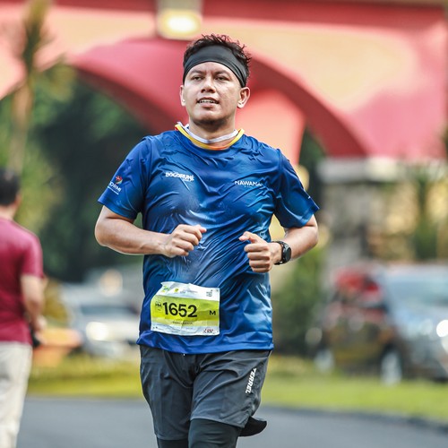 Race photo from BOGORUN 2026