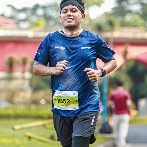 Race photo from BOGORUN 2026