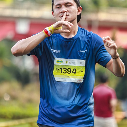 Race photo from BOGORUN 2026