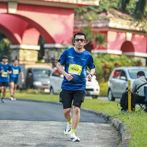Race photo from BOGORUN 2026