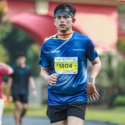 Race photo from BOGORUN 2026