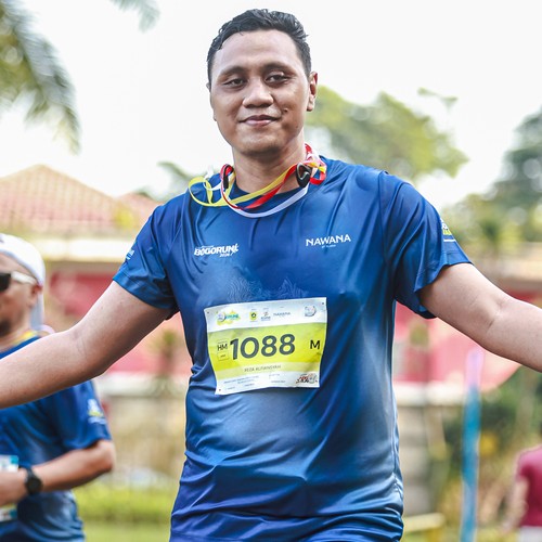 Race photo from BOGORUN 2026