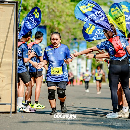 Race photo from BOGORUN 2026