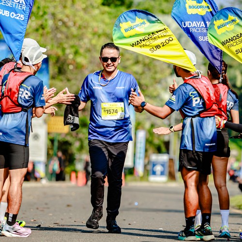 Race photo from BOGORUN 2026