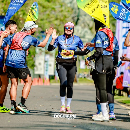Race photo from BOGORUN 2026