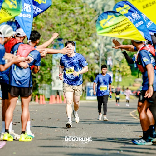 Race photo from BOGORUN 2026