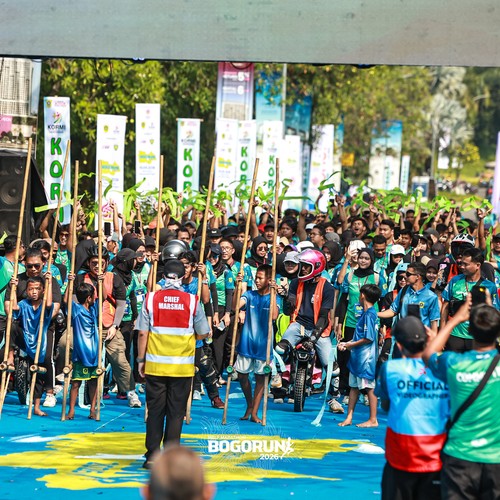Race photo from BOGORUN 2026