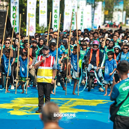 Race photo from BOGORUN 2026