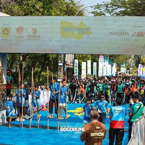 Race photo from BOGORUN 2026