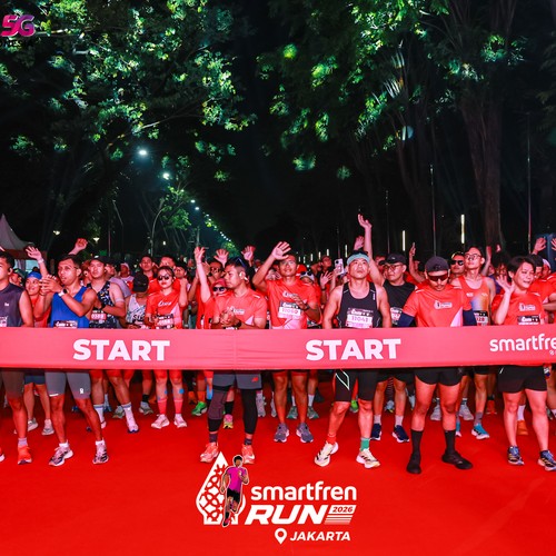 Race photo from SMARTFREN RUN 2026