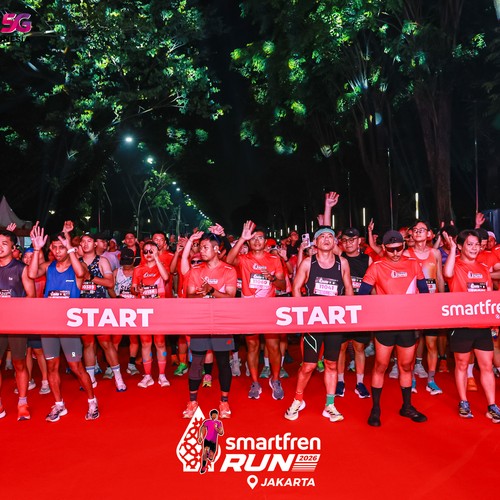 Race photo from SMARTFREN RUN 2026