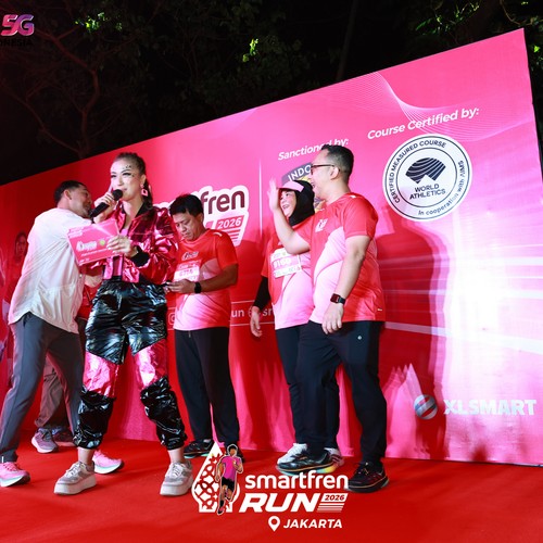Race photo from SMARTFREN RUN 2026
