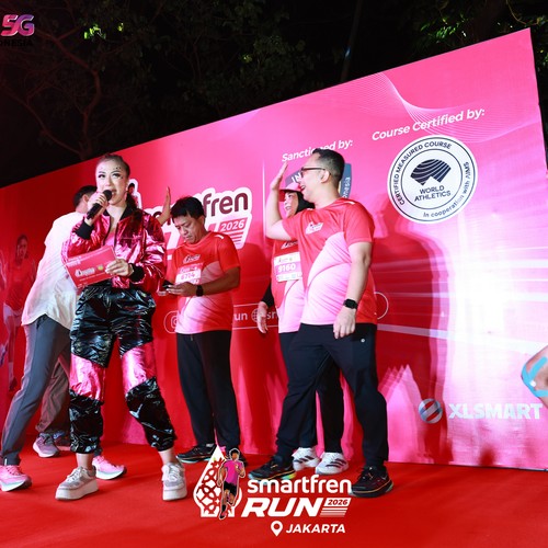 Race photo from SMARTFREN RUN 2026