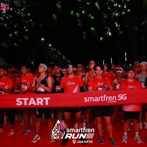 Race photo from SMARTFREN RUN 2026