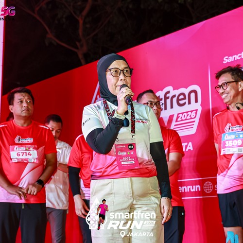 Race photo from SMARTFREN RUN 2026