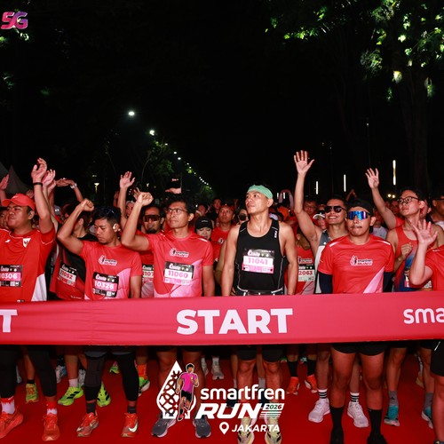Race photo from SMARTFREN RUN 2026