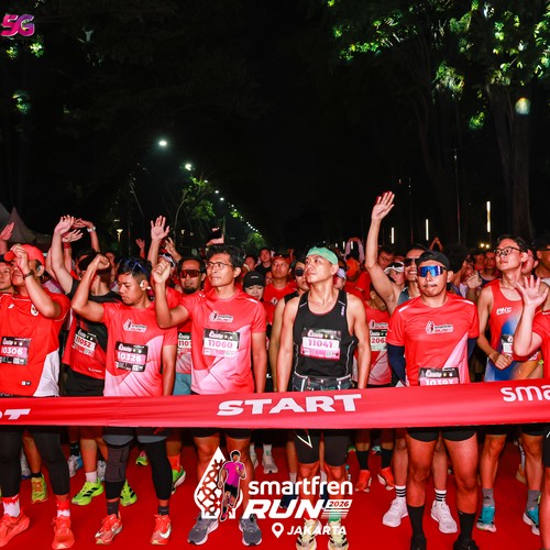 Race photo from SMARTFREN RUN 2026