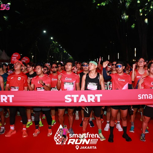 Race photo from SMARTFREN RUN 2026
