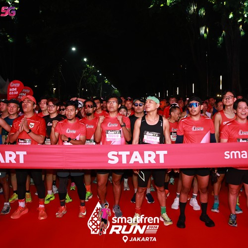 Race photo from SMARTFREN RUN 2026