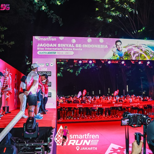 Race photo from SMARTFREN RUN 2026