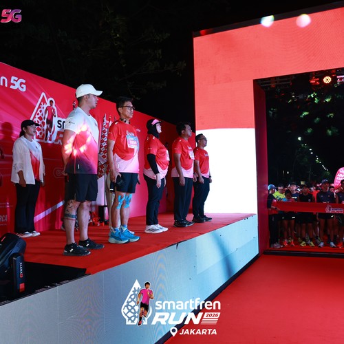 Race photo from SMARTFREN RUN 2026