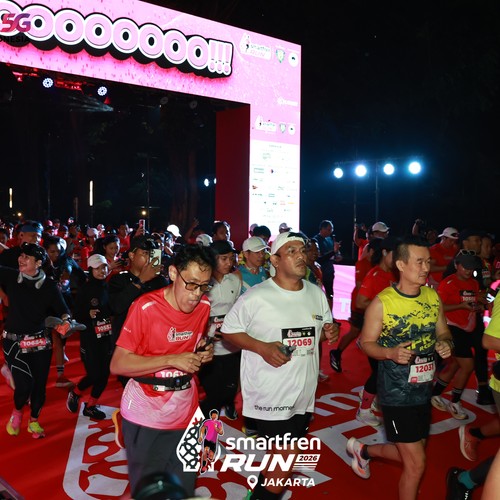 Race photo from SMARTFREN RUN 2026