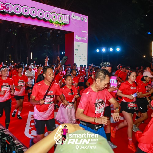 Race photo from SMARTFREN RUN 2026
