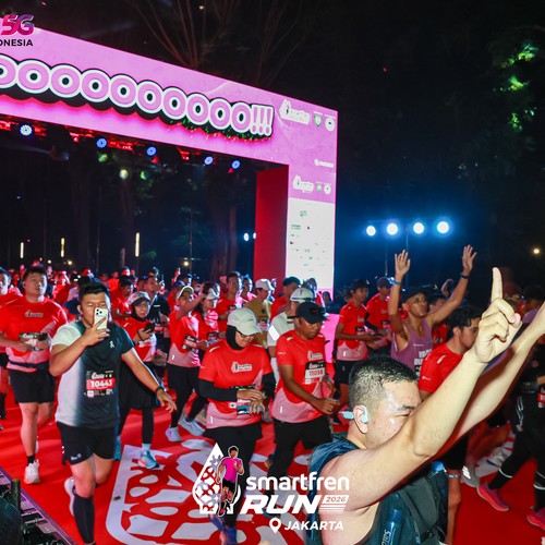 Race photo from SMARTFREN RUN 2026
