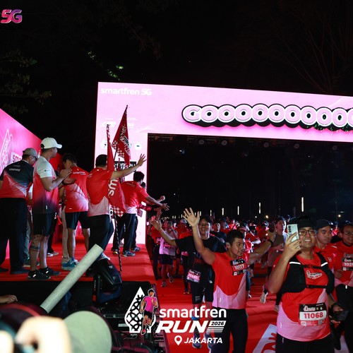 Race photo from SMARTFREN RUN 2026