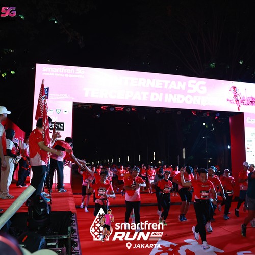 Race photo from SMARTFREN RUN 2026