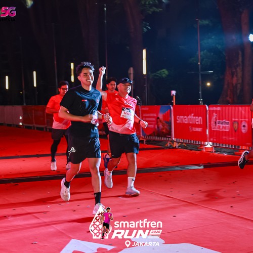 Race photo from SMARTFREN RUN 2026