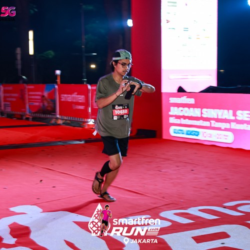 Race photo from SMARTFREN RUN 2026