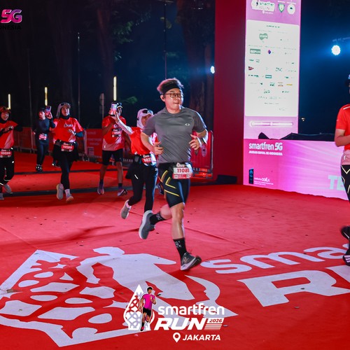 Race photo from SMARTFREN RUN 2026