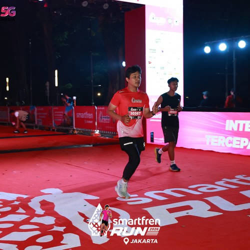 Race photo from SMARTFREN RUN 2026