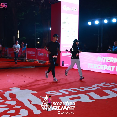 Race photo from SMARTFREN RUN 2026