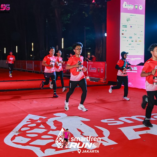 Race photo from SMARTFREN RUN 2026