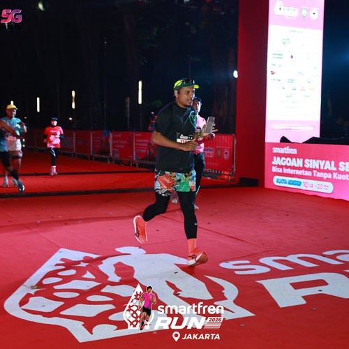 Race photo from SMARTFREN RUN 2026